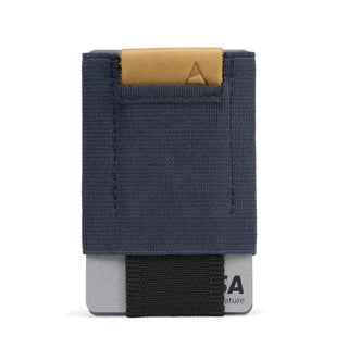 Nomatic Wallet - Navy - Leather Tab