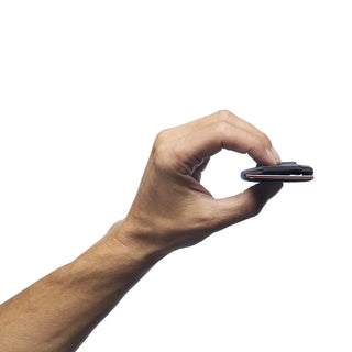 Nomatic Wallet - Navy - Leather Tab