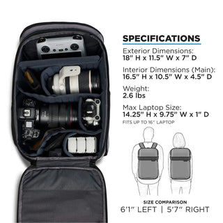 Luma Camera Pack 18L - Black-Nomatic-Nomatic Australia